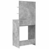 vidaXL Mesas de tocador de dormitorio Gris Concreto 80 x 39,6 x 135 cm