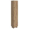 vidaXL Juego de armarios 2 uds. Roble artisan Madera de ingenier&iacute;a