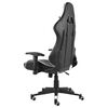 vidaXL Silla gaming giratoria PVC blanco