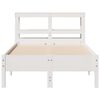 vidaXL Estructura cama sin colch&oacute;n madera maciza pino blanca 100x200cm