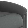 vidaXL Sill&oacute;n el&eacute;ctrico reclinable elevable de tela gris oscuro