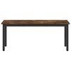 vidaXL Banco Roble Humo 110 x 35 x 45 cm Madera de ingenier&iacute;a