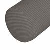 vidaXL Cojines Bolster 2 pcs Gris Claro Ø 15 x 40 cm Tela de pana