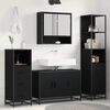 vidaXL Juego de muebles de ba&ntilde;o con caj&oacute;n 3 pcs Madera envejecida