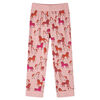 Pijama infantil de manga larga rosa claro 92