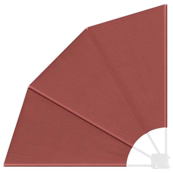 vidaXL Pantalla de Privacidad para Balcón Terracota 115 x 115 cm tela