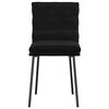 vidaXL Silla de comedor 6 unidades terciopelo negro