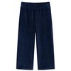 vidaXL Pantal&oacute;n infantil pana azul marino 92