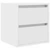 vidaXL Mesillas de noche de pared 2 uds blanco 38x34x40 cm