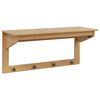 vidaXL Perchero HILL Marr&oacute;n miel 90 x 35 x 41.5 cm Pino macizo