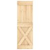 vidaXL Puerta NARVIK Natural 70 x 210 cm Madera de Pino S&oacute;lido