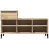 vidaXL Mueble zapatero madera contrachapada roble Sonoma 102x36x60 cm