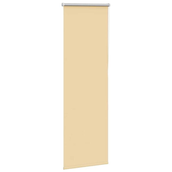 vidaXL Estor Enrollable Opaco Beige 40x130 cm Tela Ancho 35,7 cm