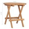 vidaXL Set comedor de jardín plegable 3 piezas madera de teca cojines