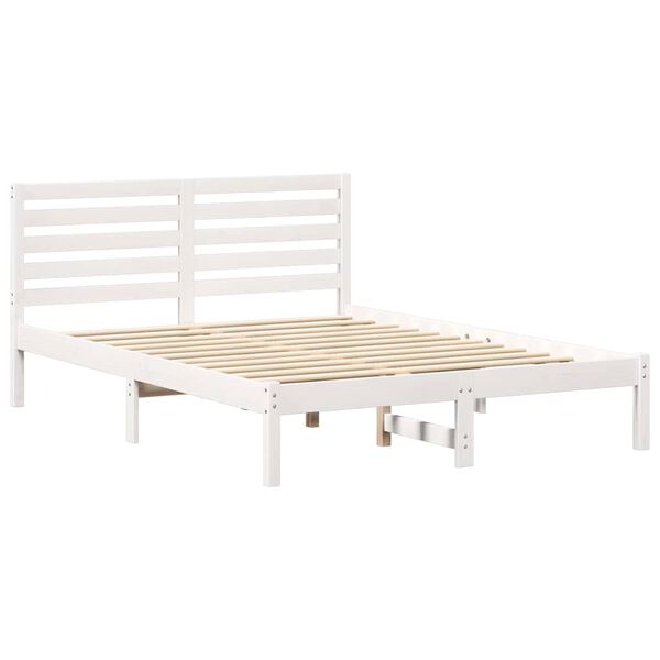 vidaXL Estructura de cama 120 x 190 cm Madera de pino macizo