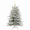 vidaXL Árbol de Navidad artificial con ramas articuladas 120 cm