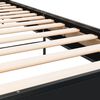 vidaXL Estructura de cama madera de ingenier&iacute;a y metal negra 75x190 cm