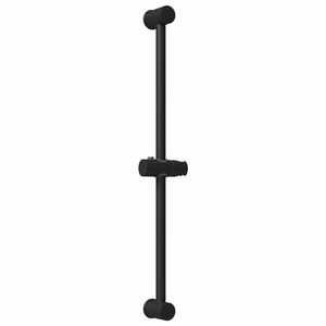 vidaXL Soporte de Ducha Negro 70 cm Acero inoxidable