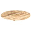 vidaXL Superficie de mesa redonda madera maciza de mango 15-16 mm 80cm