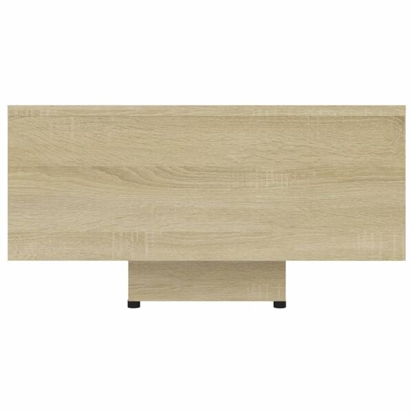 vidaXL Mesa de centro madera contrachapada color roble 85x55x31 cm