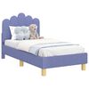 vidaXL Estructura de cama para ni&ntilde;os peque&ntilde;os con cabecera Azul jeans
