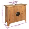 vidaXL Mueble de lavabo madera maciza de pino 70x32x63 cm
