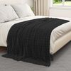 vidaXL Mantitas de Sof&aacute; 6 pcs Negro 200 x 150 cm Lana