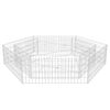 vidaXL Arriate hexagonal de gaviones 200x173x40 cm