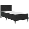 vidaXL Estructura de cama con colch&oacute;n Negro 80 x 200 cm Terciopelo