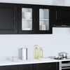 vidaXL Mueble de Cocina con puerta Kalmar Roble Negro 80 x 31 x 60 cm