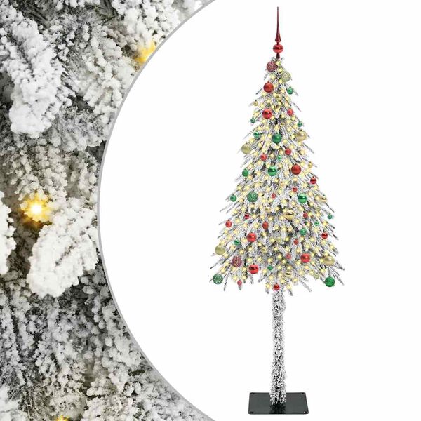 vidaXL &Aacute;rbol de Navidad con 300 LED con soporte 210 cm PE y Acero