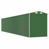 vidaXL Cobertizo de jardín acero galvanizado verde 192x1021x223 cm