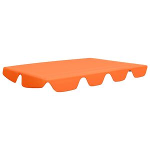 vidaXL Dosel de repuesto columpio de jard&iacute;n naranja 150/130x105/70 cm