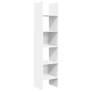 vidaXL Estanter&iacute;a librer&iacute;a madera contrachapada blanco 40x35x180 cm