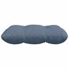 vidaXL Cojines para asiento 4 pcs Azul 45 x 45 cm Tela de pana