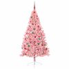 vidaXL &Aacute;rbol de Navidad Artificial Preiluminado Rosa 180 cm PVC