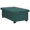 vidaXL Sof&aacute; cama desplegable Verde oscuro 194 x 50 x 82 cm tela
