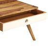 vidaXL Mesa de centro de madera maciza de acacia 110x50x35 cm