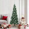 vidaXL &Aacute;rbol de Navidad Artificial de Esquina Verde 180 cm PVC y Metal