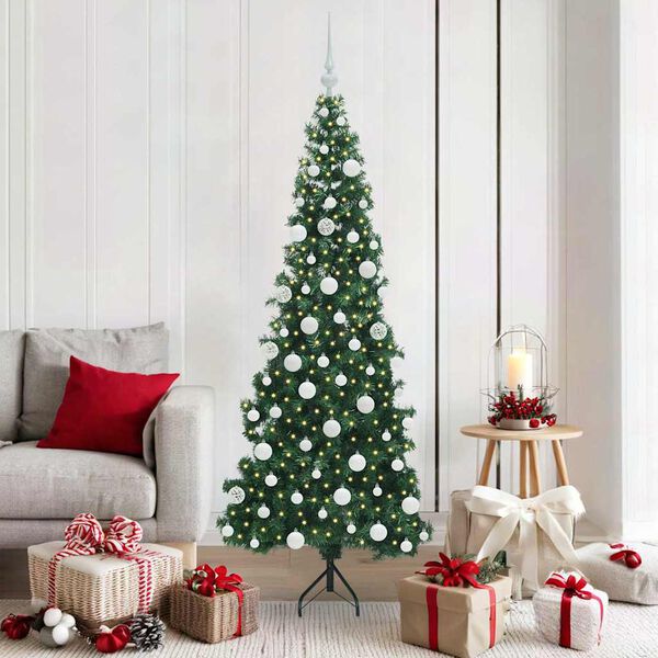 vidaXL &Aacute;rbol de Navidad Artificial de Esquina Verde 180 cm PVC y Metal