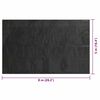 vidaXL Cubierta de piscina rectangular PE negro 800x500 cm
