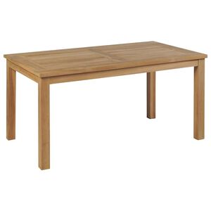vidaXL Mesa de centro de teca 90x50x45 cm