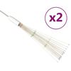 vidaXL Luces de petardo de navidad exterior 2 uds multicolor 280 LEDs