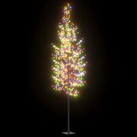 vidaXL Árbol de Navidad 1200 LEDs de colores flores de cerezo 400 cm