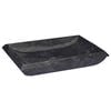 vidaXL Lavabo m&aacute;rmol negro 50x35x10 cm