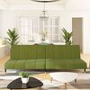 vidaXL Sof&aacute; cama de 2 plazas terciopelo verde claro