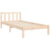 vidaXL Estructura de cama sin colch&oacute;n madera maciza de pino 90x190 cm