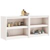 vidaXL Muebles de cocina de exterior 2 pzas madera maciza pino blanco