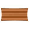 vidaXL Toldo Vela de Sombra Naranja y Marr&oacute;n 6 x 3 m