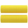 vidaXL Sof&aacute; de 2 plazas con cojines tela amarillo claro 140 cm